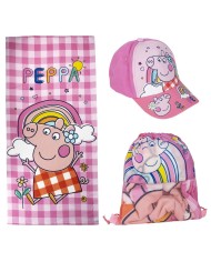 Set estivo per bambini Peppa Pig Rosa 3 Pezzi