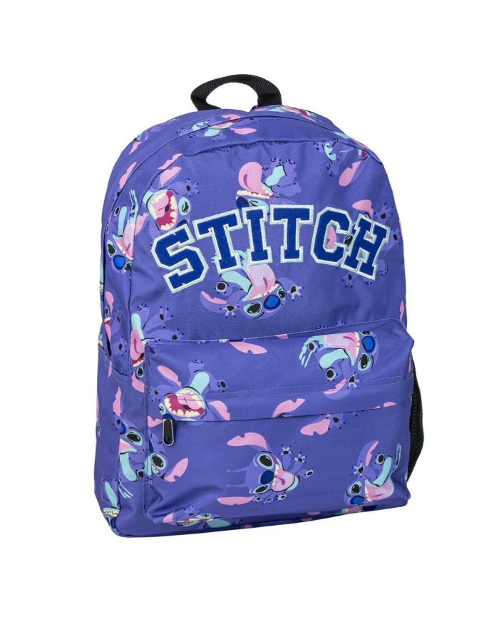 Zaino Scuola Stitch Viola 32 x 12 x 42 cm Zaino Scuola Stitch Viola 32 x 12 x 42 cm