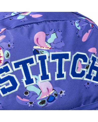 Zaino Scuola Stitch Viola 32 x 12 x 42 cm
