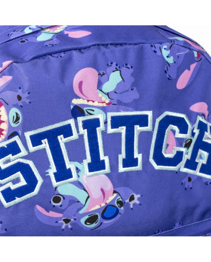 Zaino Scuola Stitch Viola 32 x 12 x 42 cm Zaino Scuola Stitch Viola 32 x 12 x 42 cm