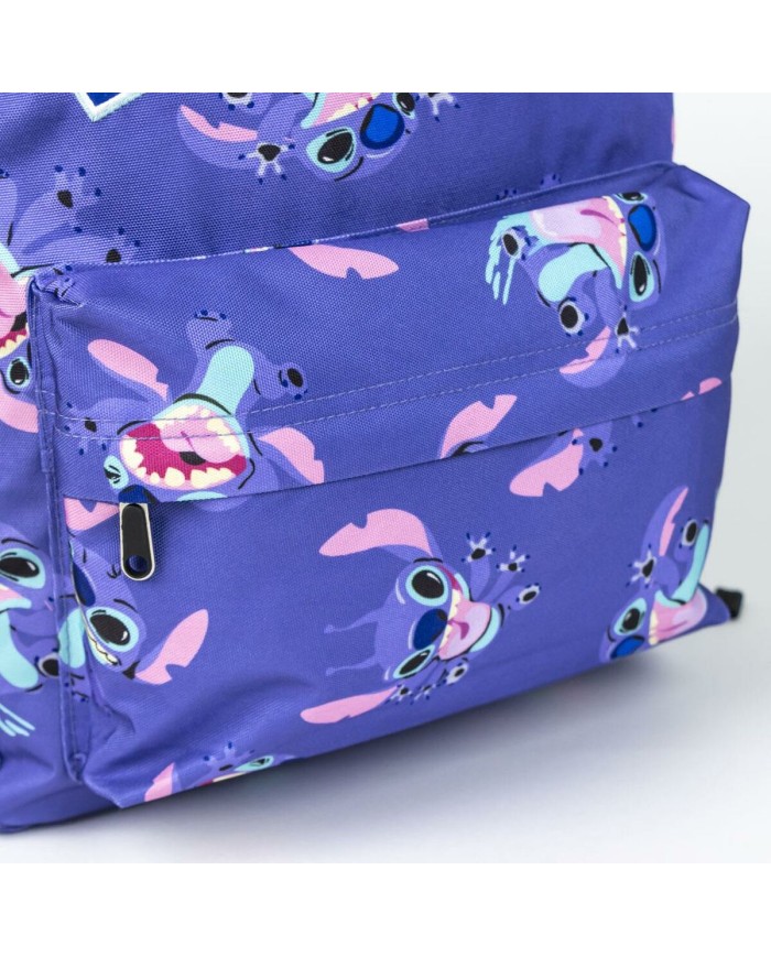Zaino Scuola Stitch Viola 32 x 12 x 42 cm Zaino Scuola Stitch Viola 32 x 12 x 42 cm
