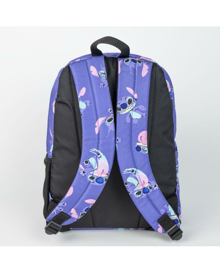 Zaino Scuola Stitch Viola 32 x 12 x 42 cm Zaino Scuola Stitch Viola 32 x 12 x 42 cm