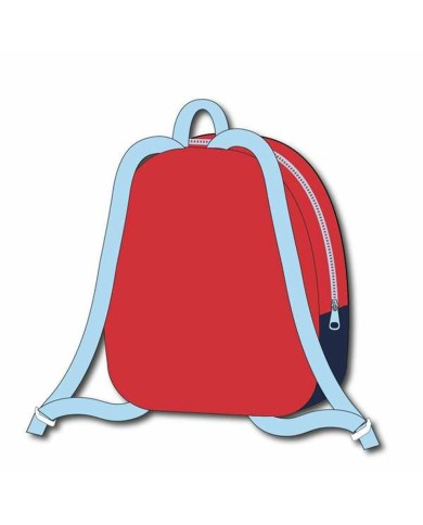 Zaino Scuola Minnie Mouse Rosso 18 x 22 x 8 cm