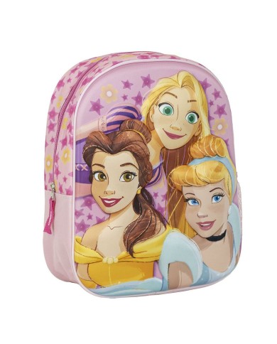 Zaino Scuola Disney Princess Rosa 25 x 31 x 10 cm Zaino Scuola Disney Princess Rosa 25 x 31 x 10 cm
