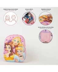 Zaino Scuola Disney Princess Rosa 25 x 31 x 10 cm Zaino Scuola Disney Princess Rosa 25 x 31 x 10 cm