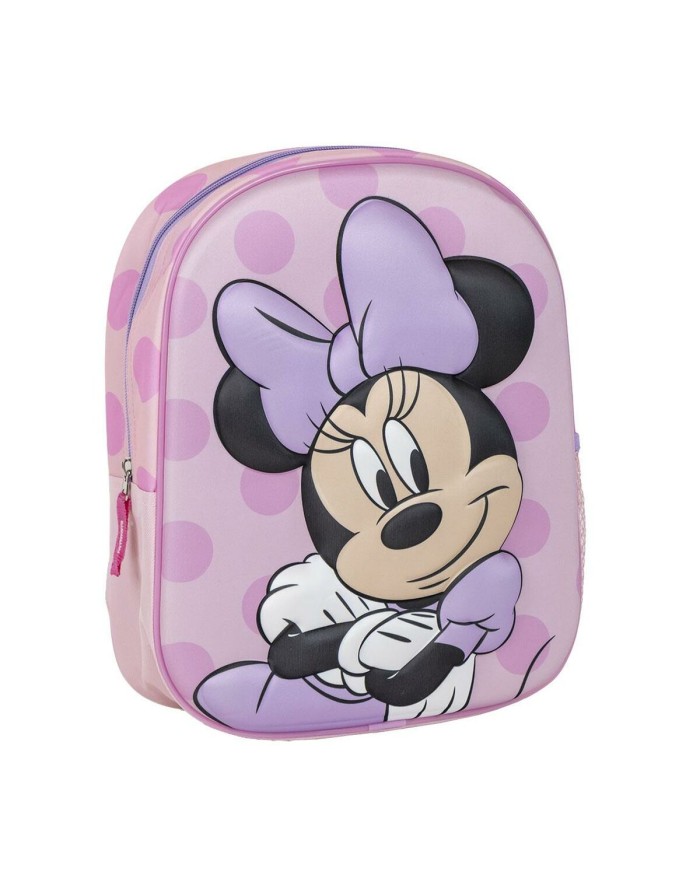 Zaino Scuola Minnie Mouse Rosa 25 x 31 x 10 cm
