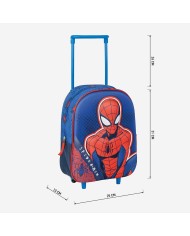 Trolley per la Scuola Spider-Man Azzurro 25 x 31 x 10 cm
