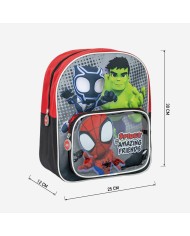 Zaino Scuola Spidey Rosso 25 x 3 x 12 cm