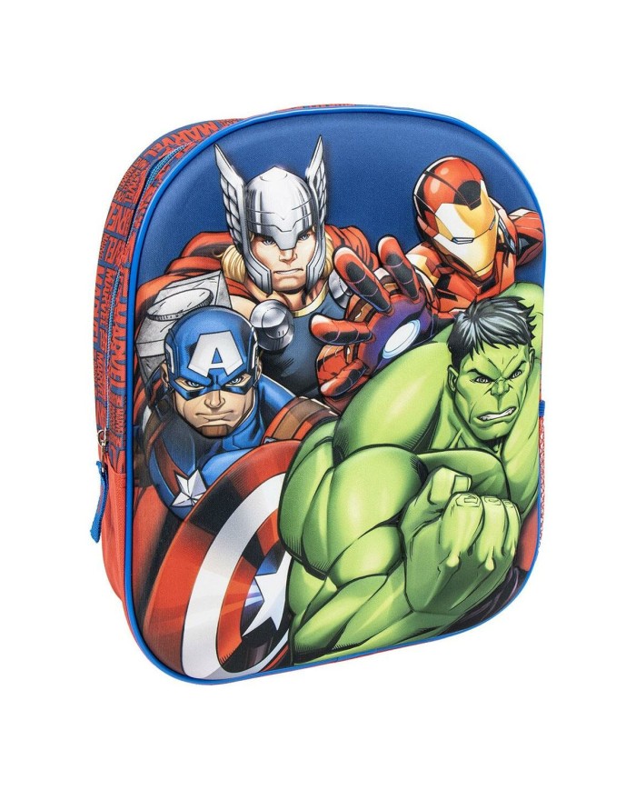Zaino Scuola The Avengers Azzurro 8 x 31 x 27 cm