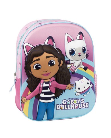Zaino Scuola Gabby's Dollhouse Rosa 8 X 32 X 26 CM Zaino Scuola Gabby's Dollhouse Rosa 8 X 32 X 26 CM