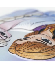 Zaino Scuola Frozen Azzurro Chiaro 31 x 26 x 10 cm