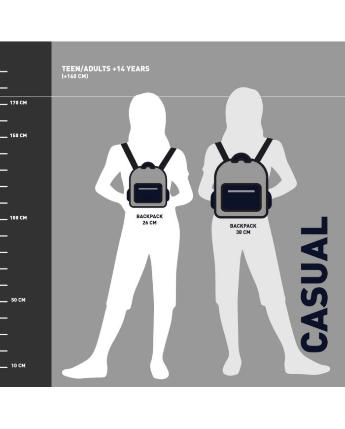 Zaino Casual Stitch Azzurro Zaino Casual Stitch Azzurro