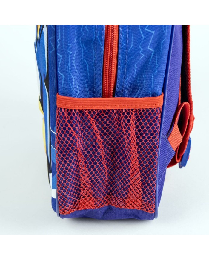 Zaino Scuola Sonic Azzurro 25 x 10 x 31 cm