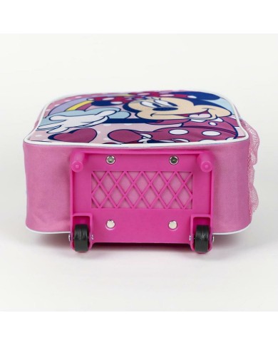Trolley per la Scuola Minnie Mouse Rosa 25 x 28 x 10 cm