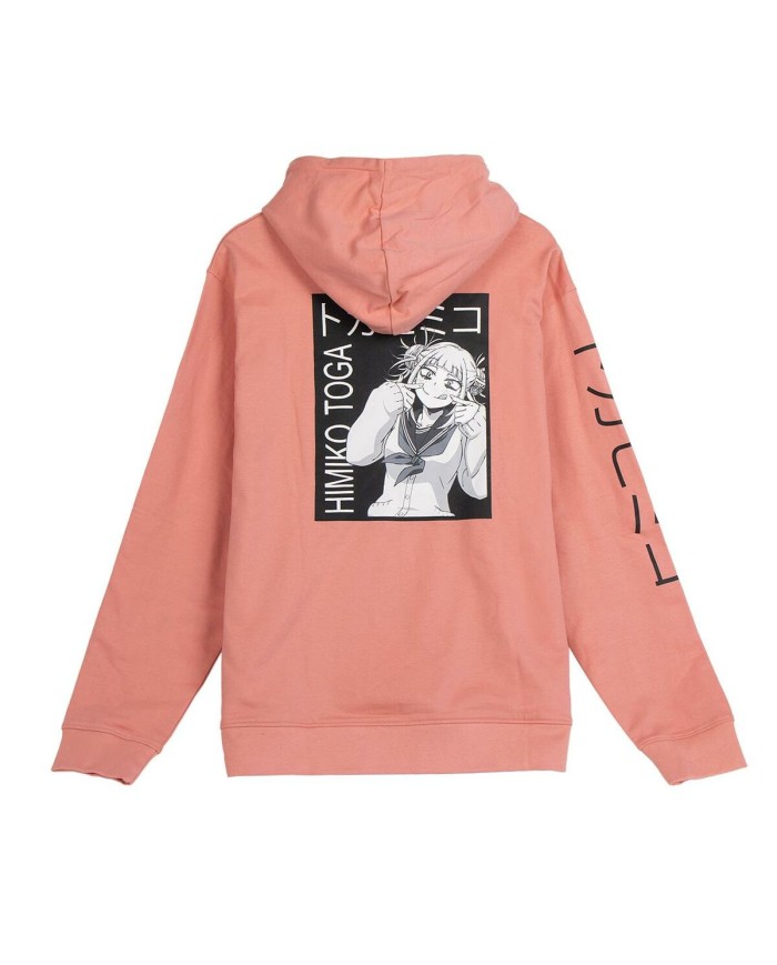 Felpa con Cappuccio Donna My Hero Academia Rosa Felpa con Cappuccio Donna My Hero Academia Rosa