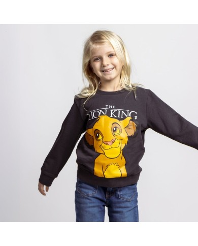 Felpa senza Cappuccio Bambino The Lion King Grigio scuro