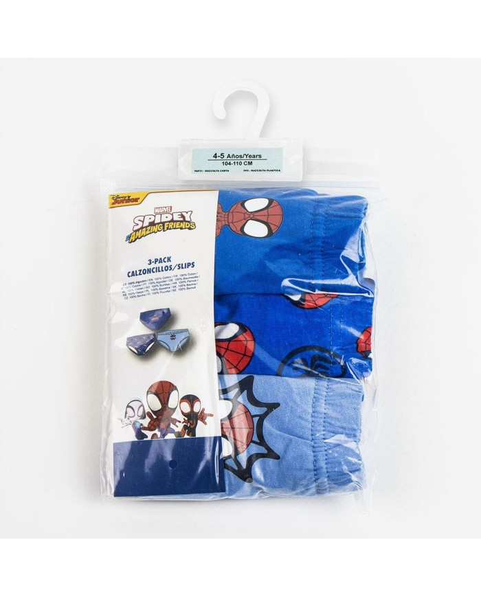 Pacco di Slip da Uomo Spidey Multicolore 3 Unità