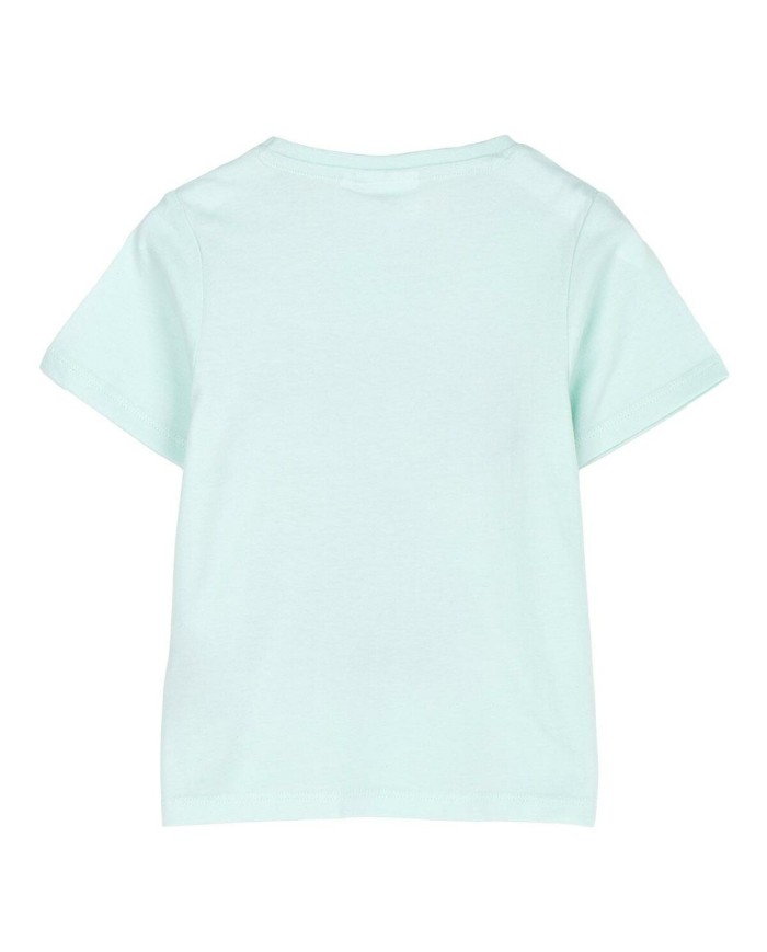 Maglia a Maniche Corte per Bambini Stitch Turchese