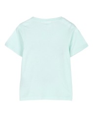 Maglia a Maniche Corte per Bambini Stitch Turchese