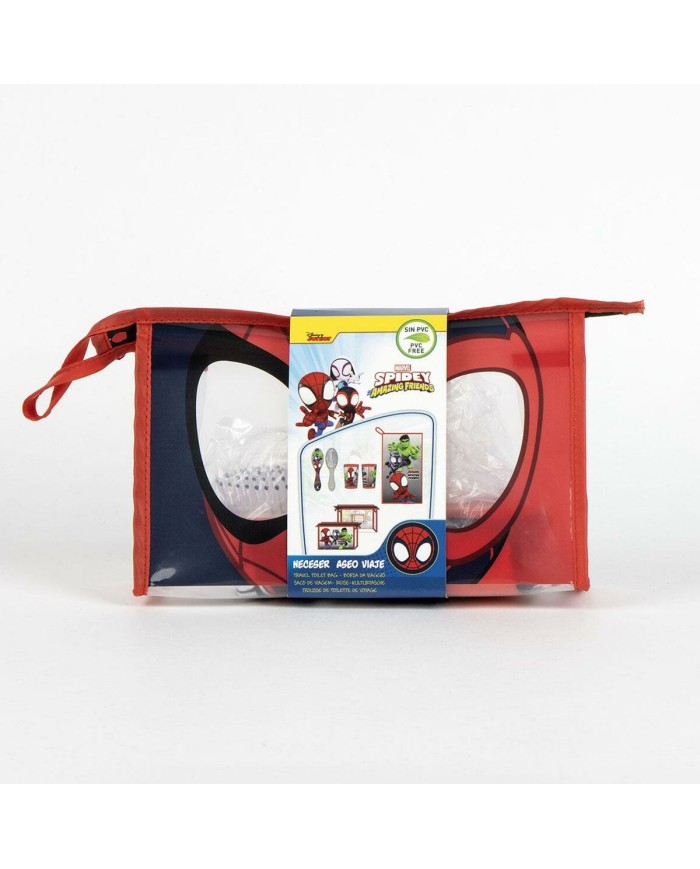Necessaire con Accessori Spidey Rosso 23 x 15 x 8 cm