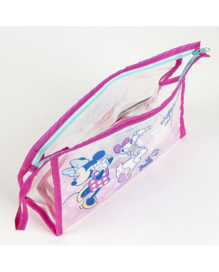 Necessaire con Accessori Minnie Mouse Rosa 23 x 15 x 8 cm