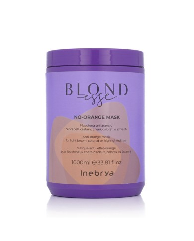 Maschera per Capelli Inebrya BLONDesse No-Orange Mask
