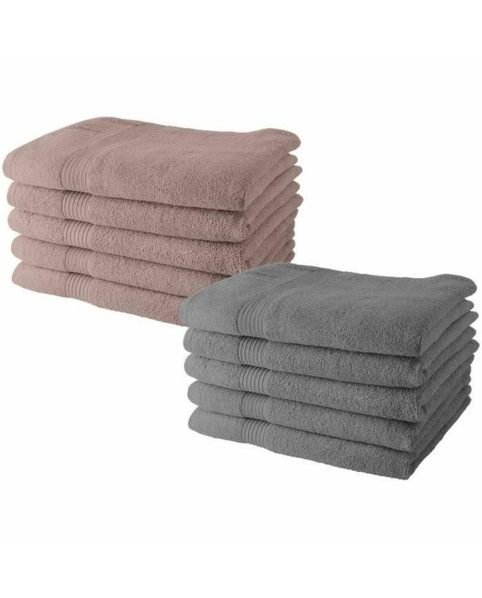Set di asciugamani TODAY Grigio 10 Pezzi