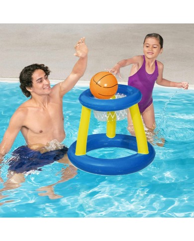 Bestway Gioco Galleggiante Basket Gonfiabile D61 cm +3 Anni Piscina 52418