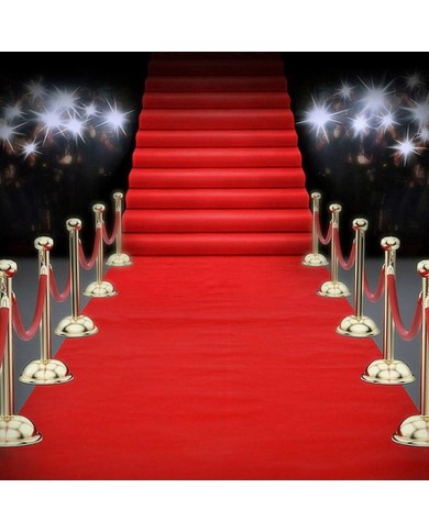Tappeto Rosso 450 x 60 cm