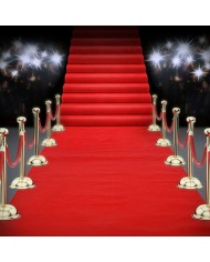 Tappeto Rosso 450 x 60 cm