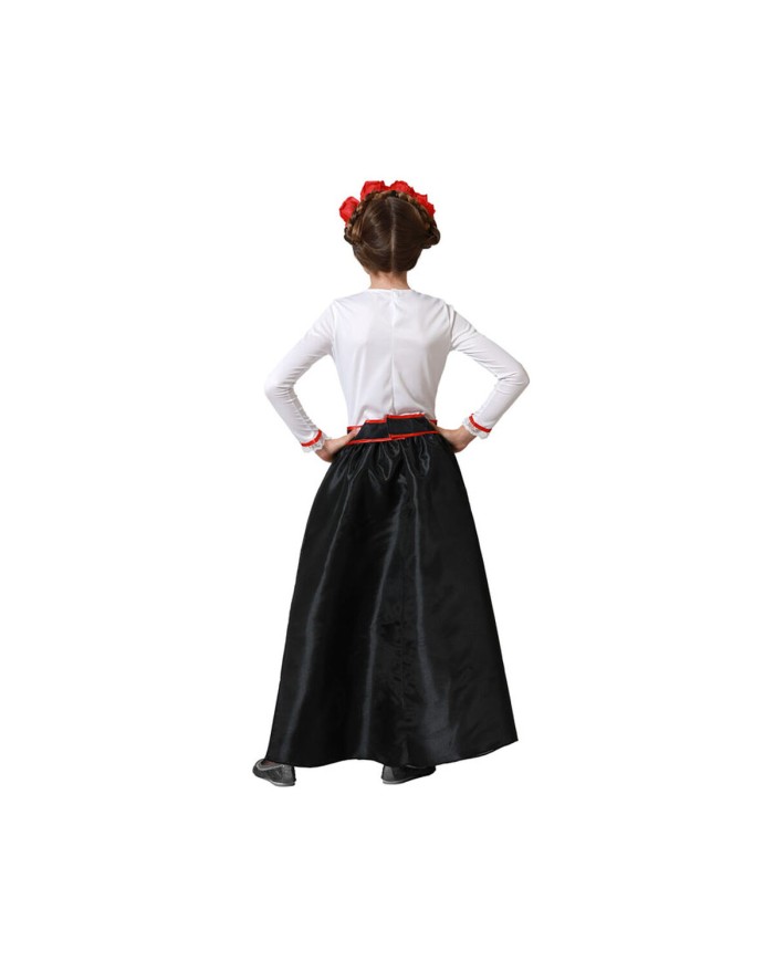 Costume per Bambini Scheletro 10-12 Anni (2 Pezzi)