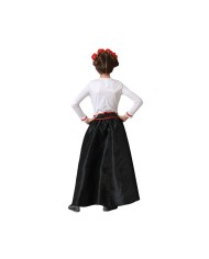 Costume per Bambini Scheletro 10-12 Anni (2 Pezzi)