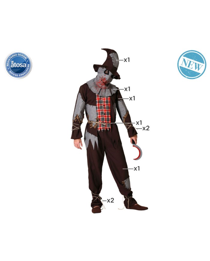 Costume per Adulti Spaventapasseri XL