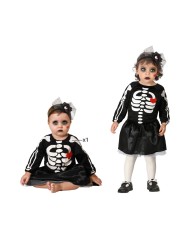 Costume per Neonati Scheletro 6-12 Mesi Costume per Neonati Scheletro 6-12 Mesi