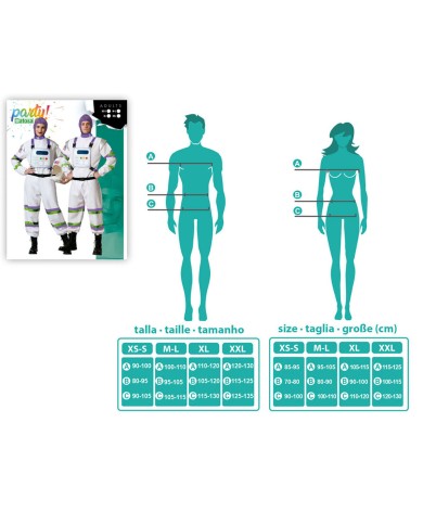 Costume per Adulti Astronauta XS/S