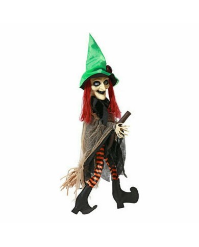 Decorazione per Halloween Strega 90 x 13 x 20 cm Decorazione per Halloween Strega 90 x 13 x 20 cm