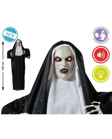 Decorazione per Halloween Suora 100 x 75 x 13 cm Decorazione per Halloween Suora 100 x 75 x 13 cm