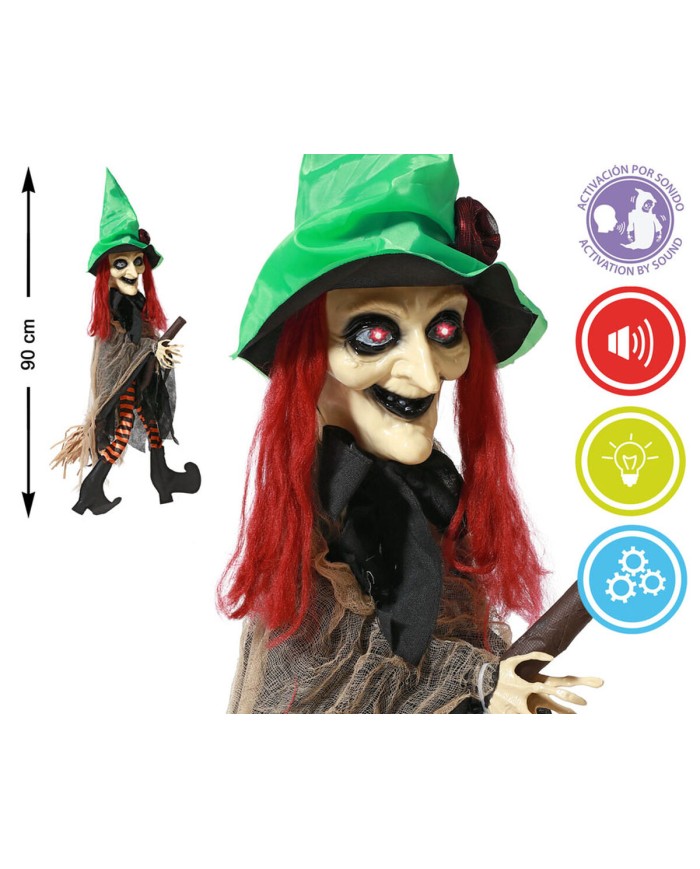 Decorazione per Halloween Strega 90 x 13 x 20 cm