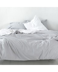 Copripiumino HappyFriday Basic Grigio 155 x 220 cm