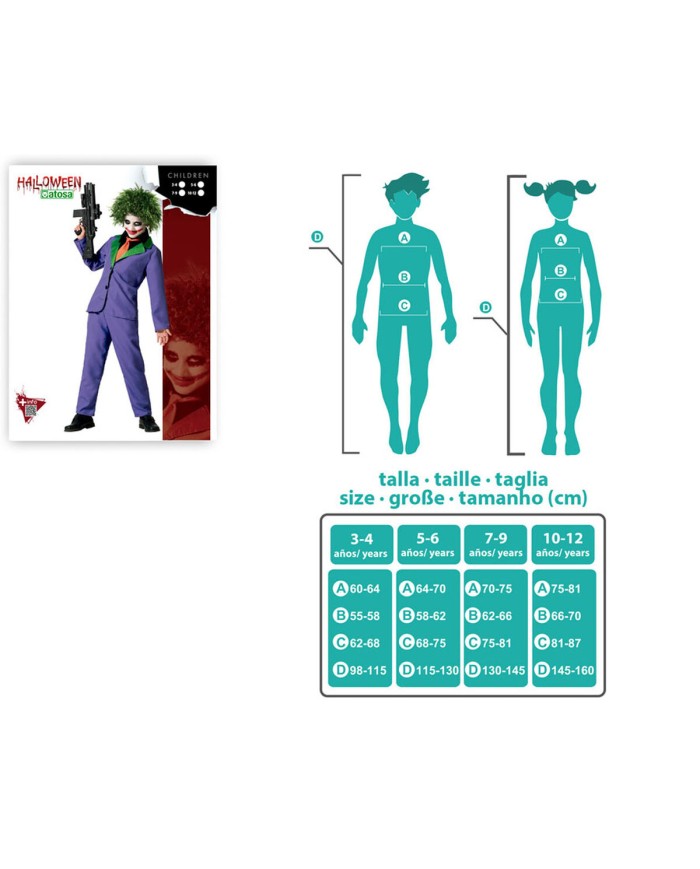 Costume per Bambini 10-12 Anni