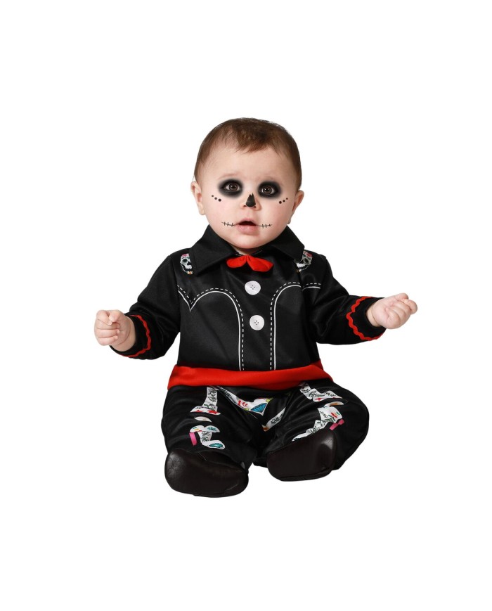 Costume per Neonati Scheletro 6-12 Mesi Costume per Neonati Scheletro 6-12 Mesi