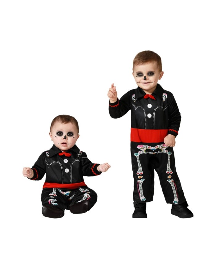 Costume per Bambini Scheletro 12-24 Mesi Costume per Bambini Scheletro 12-24 Mesi