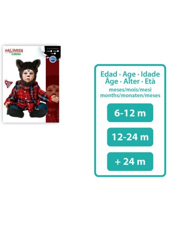 Costume per Neonati Lupo mannaro + 24 Mesi Costume per Neonati Lupo mannaro + 24 Mesi
