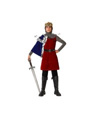 Costume per Bambini Re Medievale 7-9 Anni