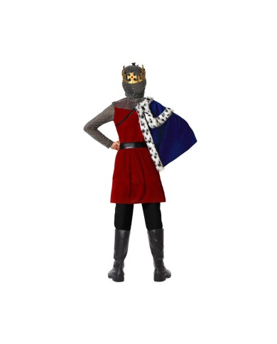 Costume per Bambini Re Medievale 7-9 Anni Costume per Bambini Re Medievale 7-9 Anni