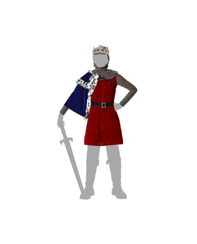 Costume per Bambini Re Medievale 10-12 Anni Costume per Bambini Re Medievale 10-12 Anni