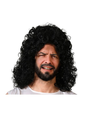 Parrucca Capelli Ricci Nero Parrucca Capelli Ricci Nero