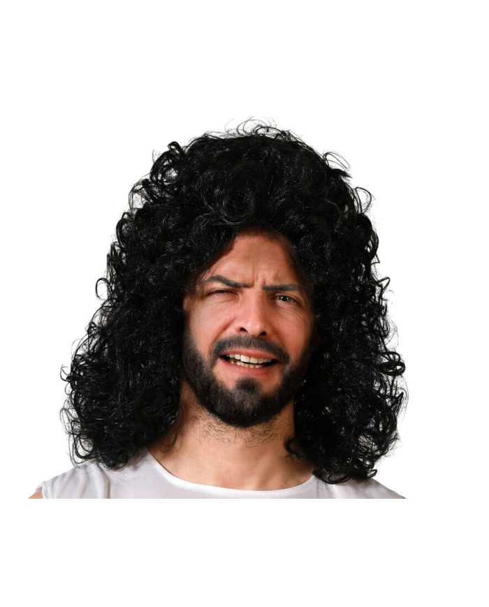 Parrucca Capelli Ricci Nero