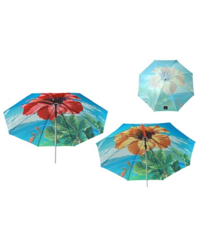 Ombrellone Ø 140 cm SPF50+ Fiore Ombrellone Ø 140 cm SPF50+ Fiore