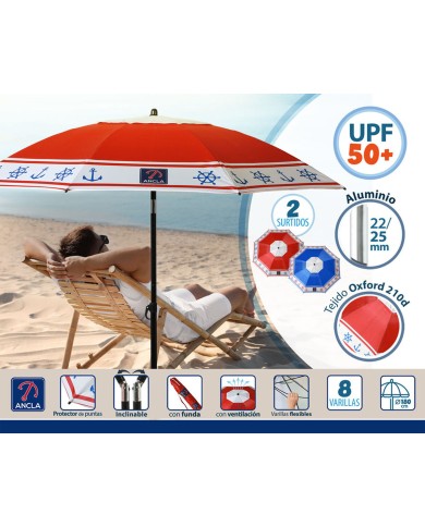 Ombrellone Ø 180 cm SPF50+ Ancora Ombrellone Ø 180 cm SPF50+ Ancora